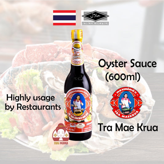 Tra Mae Krua Oyster Sauce 600ml [Halal] Tramaekrua Thai Oyster Sauce / Maekrua