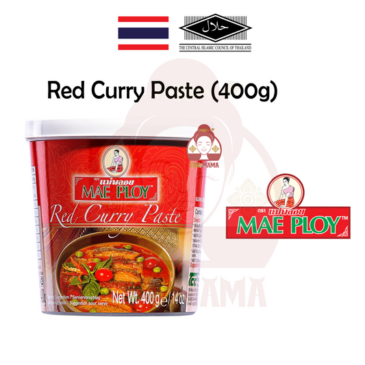 Mae Ploy Red Curry Paste 400g [Halal]