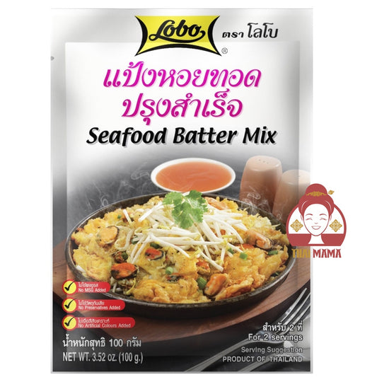 แป้งหอยทอดปรุงสำเร็จ Lobo / Globo Seafood Batter Mix 100g [Halal]