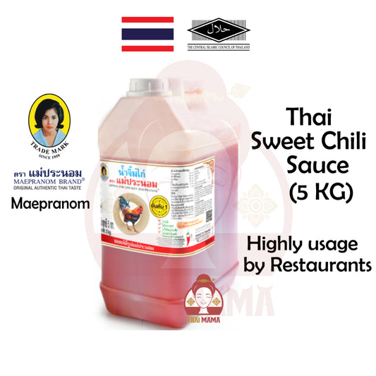 Maepranom Sweet Chili Sauce 5kg [Halal] Thai Sweet Chili Sauce / Sweet Chilli Sauce