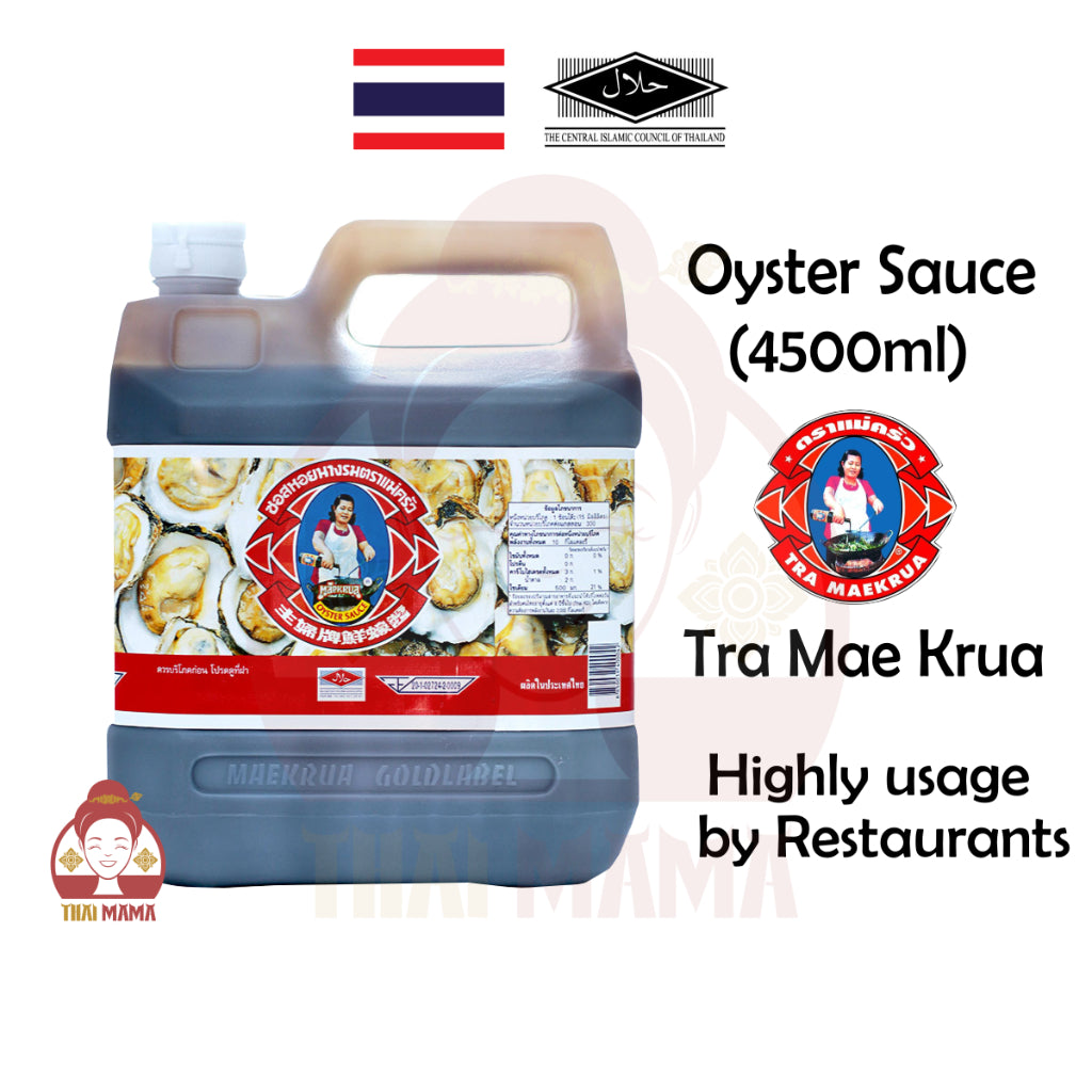 Tra Mae Krua Oyster Sauce 4500ml [Halal] Tramaekrua Thai Oyster Sauce / Maekrua