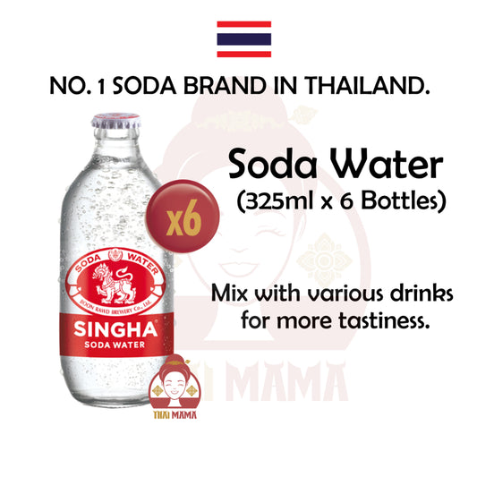 6 x Singha Soda 325ml Thai Singha soda