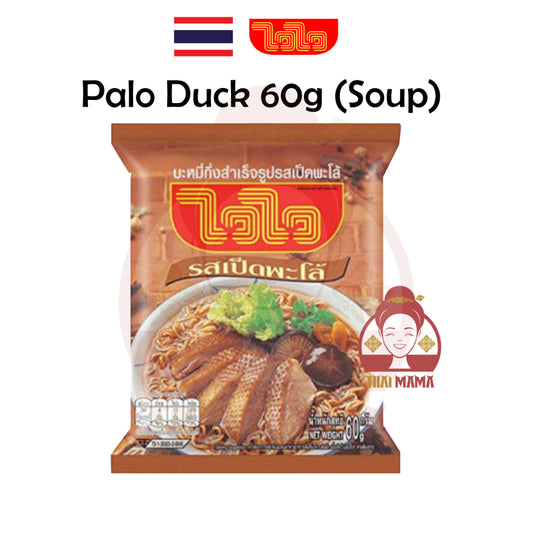 Wai Wai Palo Duck Noodle 60g / Wai Wai Noodle / Pa-lo Duck Noodle / Wai Wai Thai Noodle