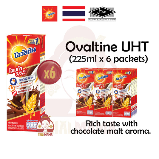 Ovaltine UHT 225 x 6 [Halal] Ovaltine Thailand / Ovaltine Milk