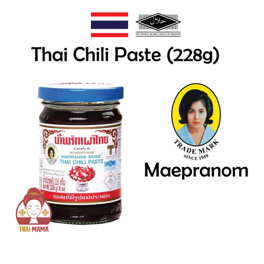 Maepranom Chilli Paste 228g [Halal] Thai Chilli Paste