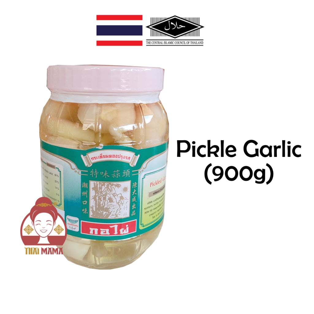 Pickle Garlic 900g Bamboo Brand [Halal] Bamboo brand pickle garlic / Thai pickle garlic