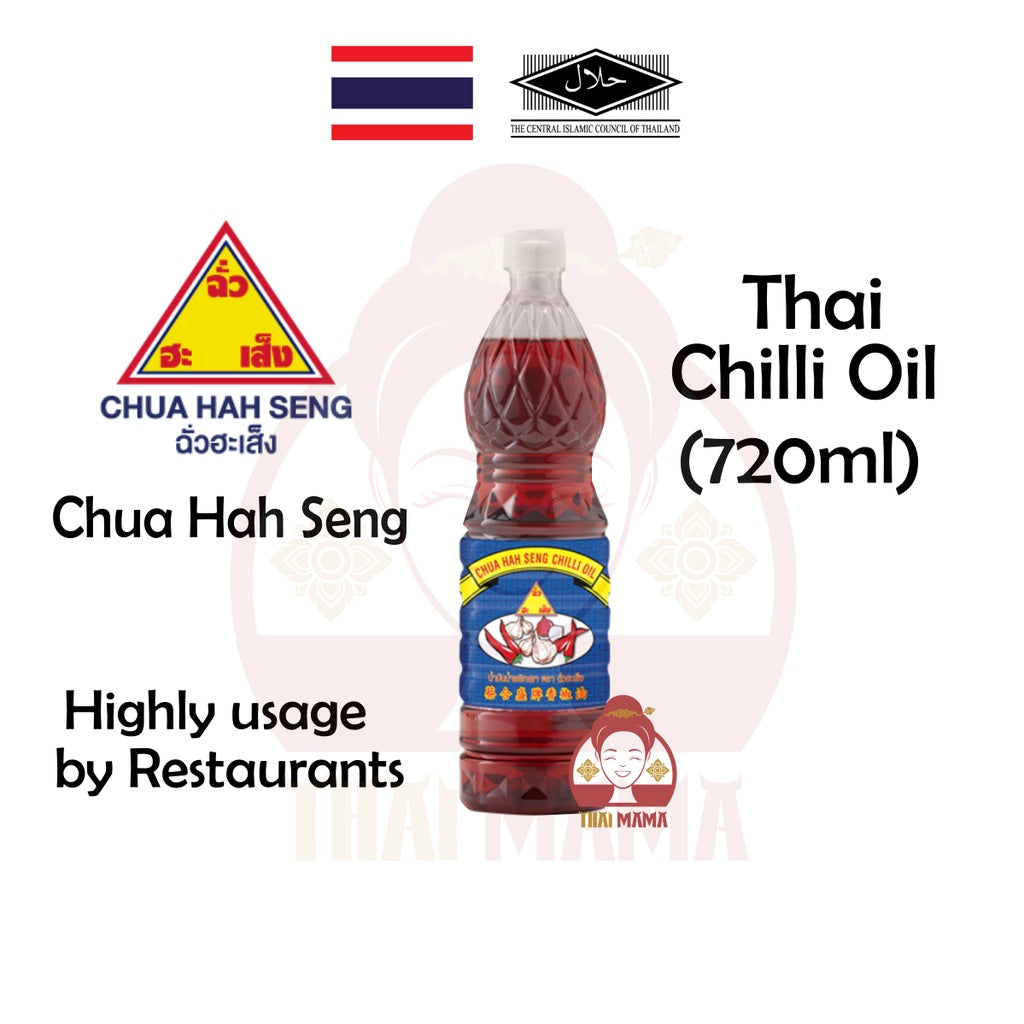 Chua Ha Seng Chili Paste Oil 720 ml [Halal] Chua Hah Seng