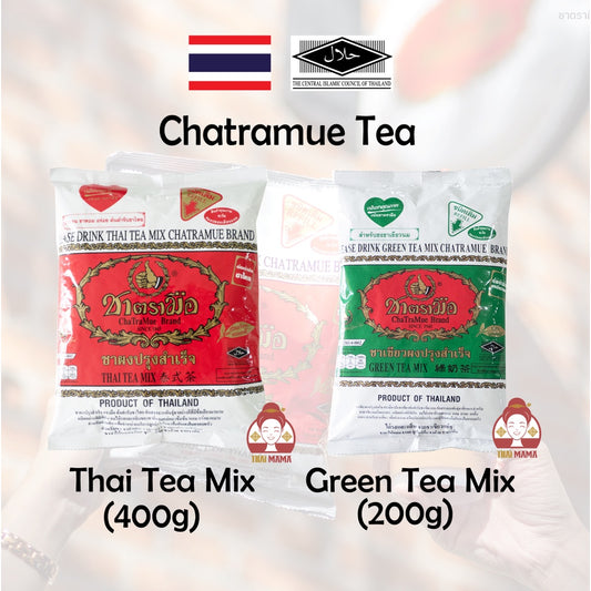 Chatramue Thai Tea Mix / Chatramue Green Tea Mix [Halal] Cha Tra Mue Thai Tea Mix / Cha Tra Mue Green Tea Mix