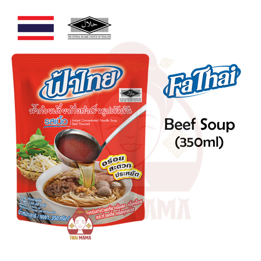 Fa Thai Beef Soup (Instant Concentrated Noodle Soup 350g) [Halal]