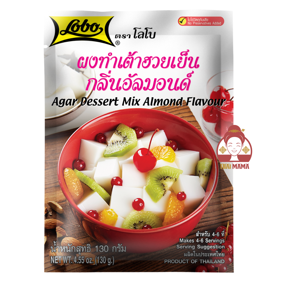 Lobo / Globo Agar Dessert Mix Almond Flavour 130g [Halal]