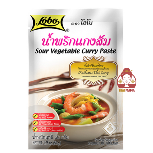 Lobo / Globo Sour Vegetable Curry Paste 50g [Halal]