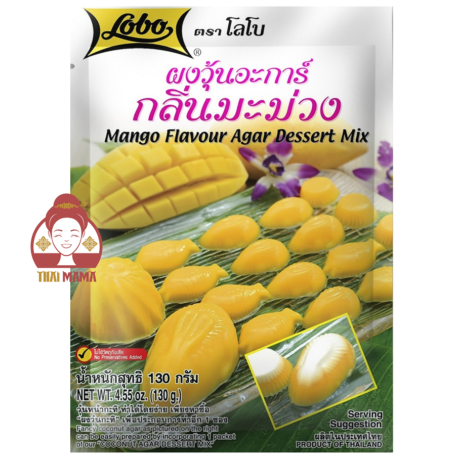 Lobo / Globo Mango Flavour Agar Dessert Mix 130g [Halal]